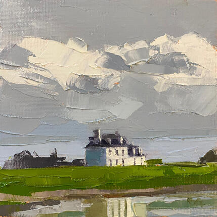 Painting Isolated by Gray Thompson Rachael | Painting Figurative Oil Architecture, Landscapes