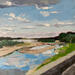 Painting Dialoguer by Gray Thompson Rachael | Painting Figurative Landscapes Oil