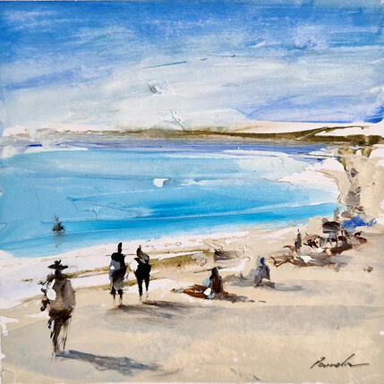 Painting baignade by Poumelin Richard | Painting
