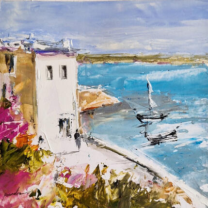 Painting un petit coin de paradis by Poumelin Richard | Painting