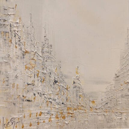 Peinture Coupole dorée par Levesque Emmanuelle | Tableau  Huile