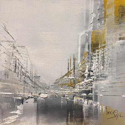 Painting Barque blanche by Levesque Emmanuelle | Painting  Oil