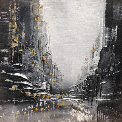 Peinture Black canal par Levesque Emmanuelle | Tableau  Huile