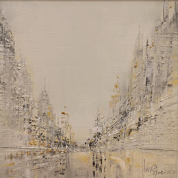 Pintura Gris perle por Levesque Emmanuelle | Pintura