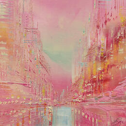 Pintura Rosy por Levesque Emmanuelle | Pintura