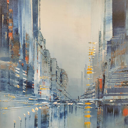 Gemälde Tout bleu von Levesque Emmanuelle | Gemälde  Öl