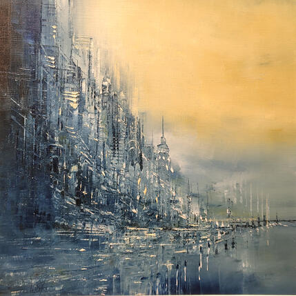 Gemälde Au port von Levesque Emmanuelle | Gemälde  Öl