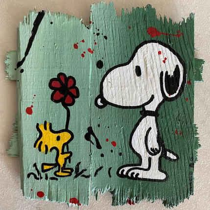 Gemälde F1 cadeau von Marie G. | Gemälde Pop-Art Acryl, Holz Pop-Ikonen