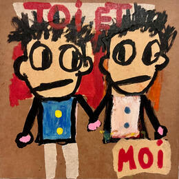 Painting TOI ET MOI by Zaïdi Larbi | Painting