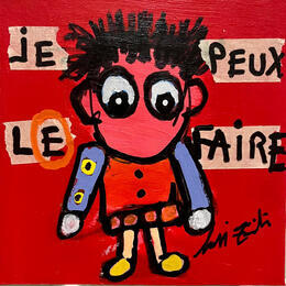Painting JE PEUX LE FAIRE  by Zaïdi Larbi | Painting