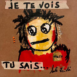 Painting JE TE VOIS TU SAIS by Zaïdi Larbi | Painting