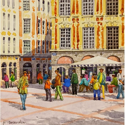 Painting Lille by Decoudun Jean charles | Painting