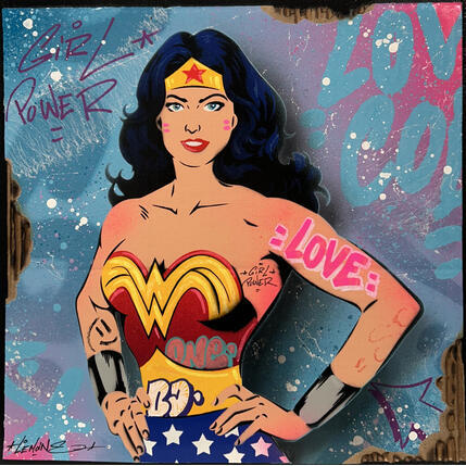 Pintura Girl Power por Lemoine Mael | Pintura