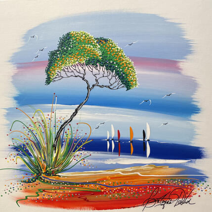 Pintura APERITIF EN CHEMIN por Fonteyne David | Pintura