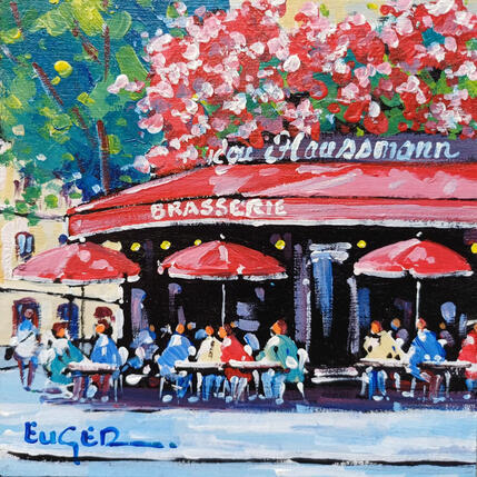 Painting TERRASSE BOULEVARD HAUSSMANN by Euger | Painting