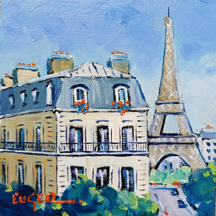 Painting PRES DE LA TOUR EIFFEL by Euger | Painting