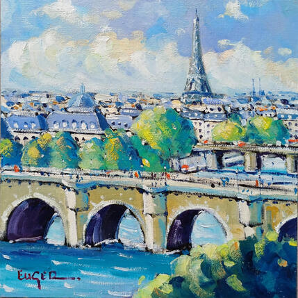 Painting LA SEINE A PARIS by Euger | Painting