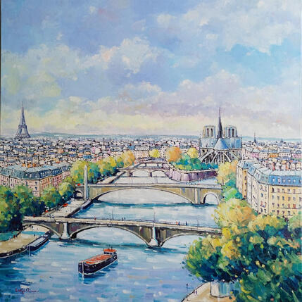 Painting PARIS by Euger | Painting