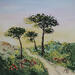 Peinture Le sentier des songes par Blandin Magali | Tableau Figuratif Paysages Huile
