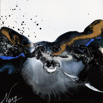 Painting C4132 by Naen | Painting Abstract Acrylic, Ink