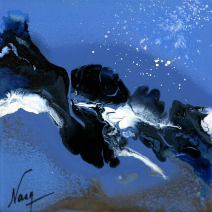 Painting C4115 by Naen | Painting Abstract Acrylic, Ink
