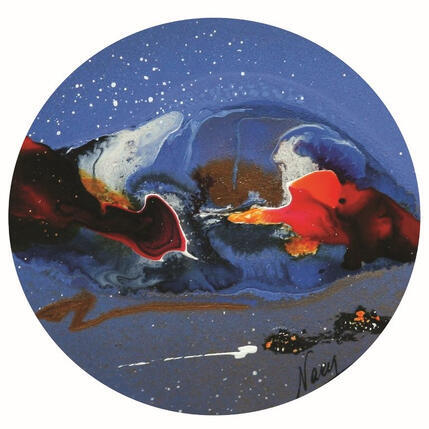 Painting C3252 by Naen | Painting Abstract Acrylic, Ink