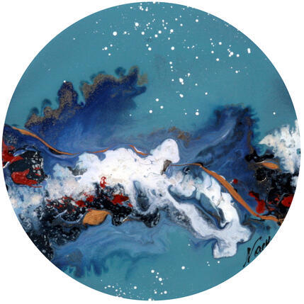 Painting C2817 by Naen | Painting Abstract Acrylic, Ink