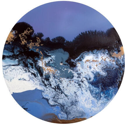 Peinture C3705 par Naen | Tableau Abstrait Acrylique, Encre