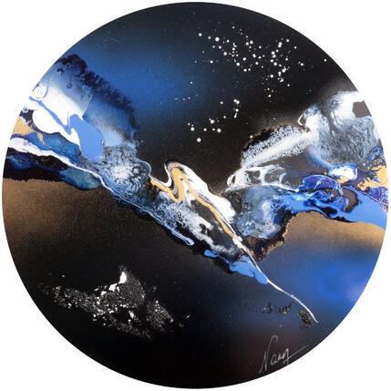 Painting C3798 by Naen | Painting Abstract Acrylic, Ink