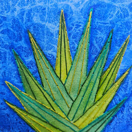 Painting Botanical geometry by Vazquez Laila | Painting