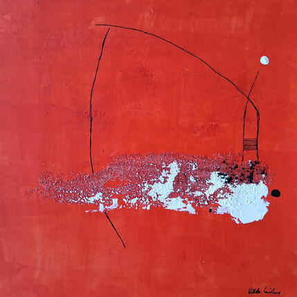 Peinture abstract B 167 par Wilms Hilde | Tableau