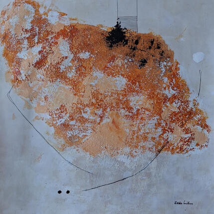 Peinture abstract D 137 par Wilms Hilde | Tableau