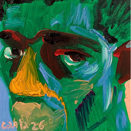 Painting Je ne me cacherai plus by G.C.Popartist | Painting Pop-art Acrylic, Gluing, Graffiti Pop icons