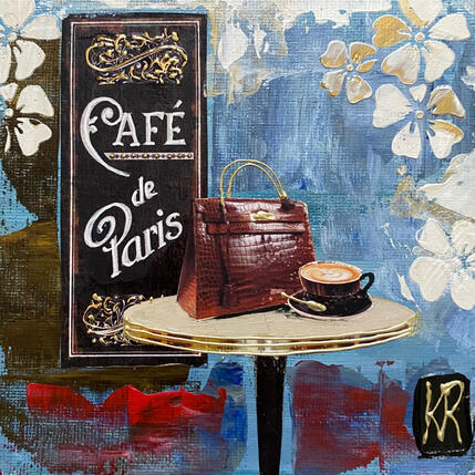 Gemälde Paris, le printemps  von Romanelli Karine | Gemälde