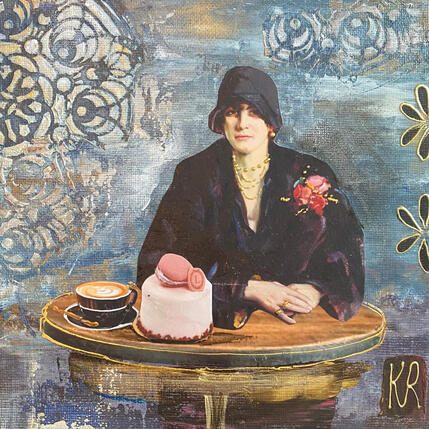 Gemälde Passion macaron  von Romanelli Karine | Gemälde