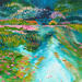 Painting La source des merveilles  by Amblard Florence | Painting Impressionism Landscapes Nature Acrylic
