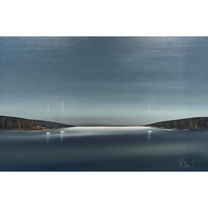 Painting Invitation à la sérénité 93 by Roussel Marie-Ange et Fanny | Painting