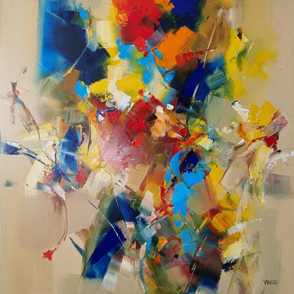 Painting Un joyeux desordre by Virgis | Painting