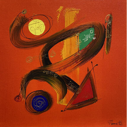 Painting zopa by Perrotte | Painting Raw art Acrylic