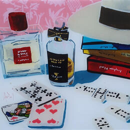 Peinture Hector préférait les parfums anglais par Auriol Philippe | Tableau