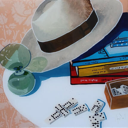 Gemälde Les jeux sont faits von Auriol Philippe | Gemälde Figurativ Acryl, Plexiglas, Posca Stillleben