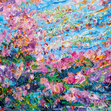 Painting Magnolia  by Amblard Florence | Painting