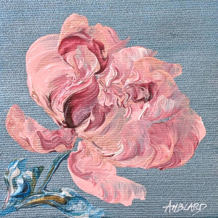 Gemälde Pivoine Rosée von Amblard Florence | Gemälde