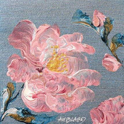 Gemälde Petite pivoine  von Amblard Florence | Gemälde