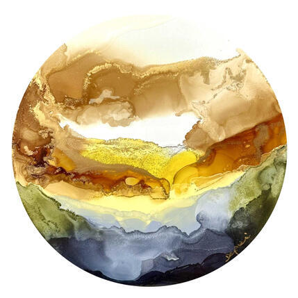 Gemälde 3015 Dune von Depaire Silvia | Gemälde Abstrakt Acryl