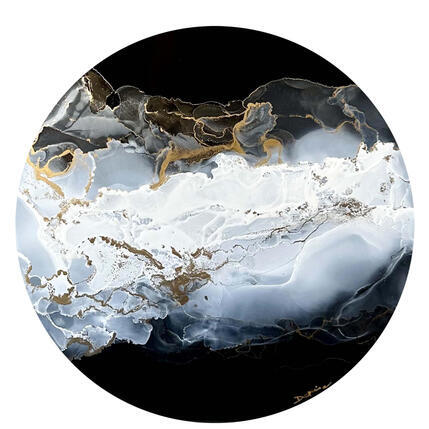 Peinture 3160 Cloud Dancer par Depaire Silvia | Tableau Abstrait Acrylique