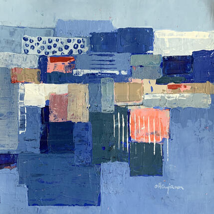 Pintura Plans bleus por Ottenjann Andrea | Pintura