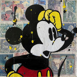 Peinture F1  Surpris ! par Marie G.  | Tableau Pop-art Acrylique, Bois, Collage Icones Pop