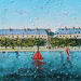Painting Les voiles des Tuileries ! by Dessapt Elika | Painting Impressionism Acrylic Sand