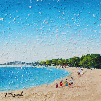 Painting Château de sable by Dessapt Elika | Painting